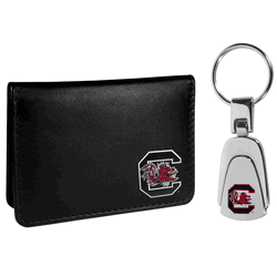 South Carolina Gamecocks Weekend Bi-fold Wallet & Steel Key Chain