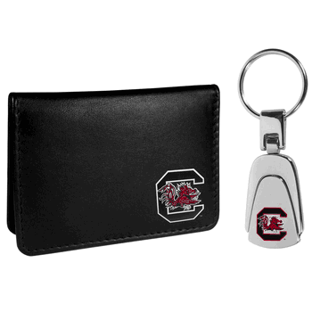 South Carolina Gamecocks Weekend Bi-fold Wallet & Steel Key Chain