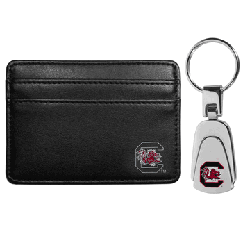South Carolina Gamecocks Weekend Wallet & Steel Key Chain