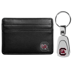 South Carolina Gamecocks Weekend Wallet & Steel Key Chain