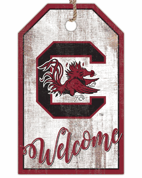South Carolina Gamecocks Welcome Team Tag 11x19 Sign