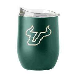 South Florida Bulls 16oz Flipside Powder Coat Curved Bev