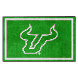 South Florida Bulls 4ft. x 6ft. Plush Area Rug