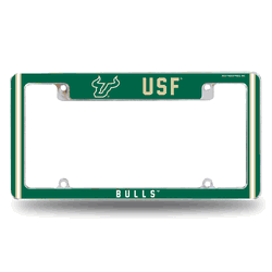 South Florida Bulls Alternate Design All Over Chrome Frame