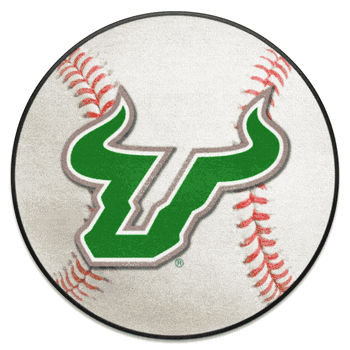 South Florida Bulls Baseball Rug - 27in. Diameter