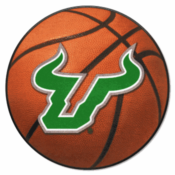 South Florida Bulls Basketball Rug - 27in. Diameter