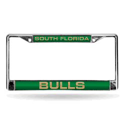 South Florida Bulls Chicago Bulls Green Laser Chrome Frame