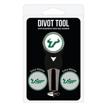 South Florida Bulls Divot Tool Pack - Signature tool w/ 3 markers