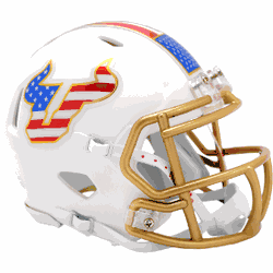 South Florida Bulls NCAA Mini Speed Football Helmet Stars & Stripes