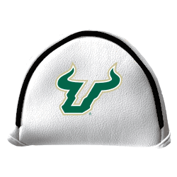 South Florida Bulls Putter Cover - Mallet (White)