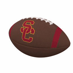 Southern Cal Team Stripe Official-Size Composite Football