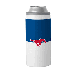 Southern Methodist Mustangs 12oz Colorblock Slim Can Coolie