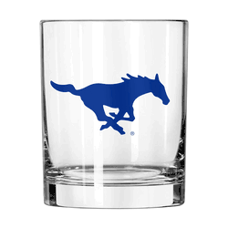 Southern Methodist Mustangs 14oz Gameday Rocks Glass