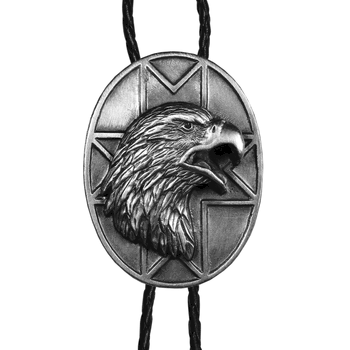 Southwest Eagle Antiqued Bolo Tie