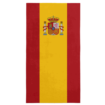 Spain Flag Beach Towel 30x60 inches