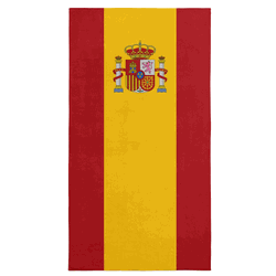 Spain Flag Beach Towel 30x60 inches
