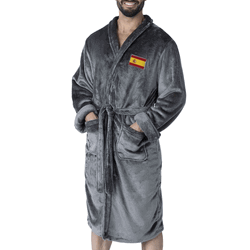 Spain Flag Silk Touch Robe Large/XLarge