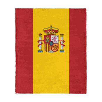 Spain Flag Silk Touch Throw Blanket 50x60 inches
