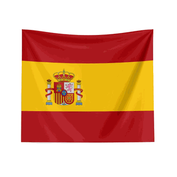 Spain Flag Wall Hanging 34x40 inches