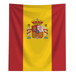 Spain Flag Wall Hanging 50x60 inches