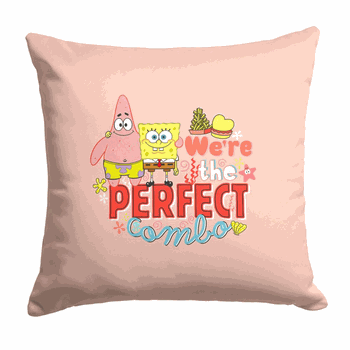 Spongebob Perfect Combo Throw Pillow 18 x 18 inches