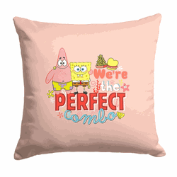 Spongebob Perfect Combo Throw Pillow 18 x 18 inches
