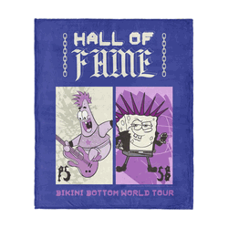Spongebob Squarepants Bb World Tour Silk Touch Throw 50x60 Inches