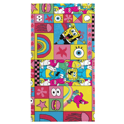 Spongebob Squarepants Colorful Sb Beach Towel 30 X 60 Inches