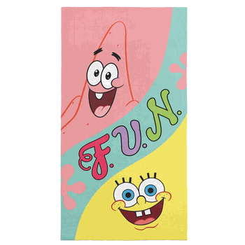 Spongebob Squarepants Fun Towel Beach Towel 30 X 60 Inches