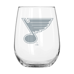 St. Louis Blues 16oz Frost Curved Beverage Glass