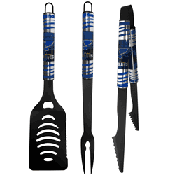 St. Louis Blues 3 pc Black Tailgater BBQ Set