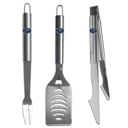 St. Louis Blues 3 pc Stainless Steel BBQ Set