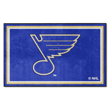 St. Louis Blues 4ft. x 6ft. Plush Area Rug