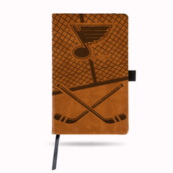 St. Louis Blues Brown Laser Engraved Small Notepad