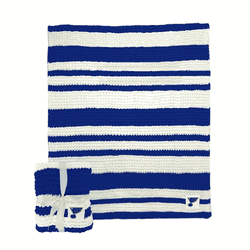 St. Louis Blues Cable Knit Throw 50x60