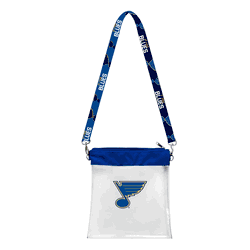 St. Louis Blues Clear Pattern Strap Bag