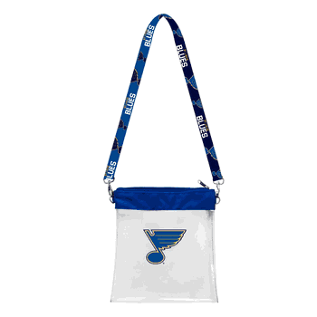 St. Louis Blues Clear Pattern Strap Bag