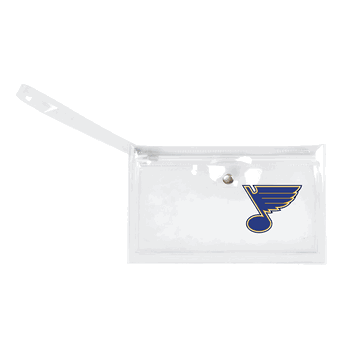 St. Louis Blues Clear Ticket Wristlet