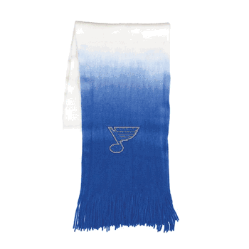 St. Louis Blues Dip Dye Scarf Royal