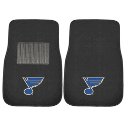 St. Louis Blues Embroidered Car Mat Set - 2 Pieces