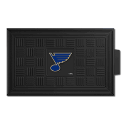 St. Louis Blues Heavy Duty Vinyl Medallion Door Mat - 19.5in. x 31in.