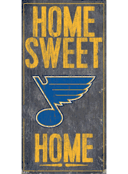 St. Louis Blues Home Home Sweet Home 6x12