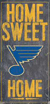 St. Louis Blues Home Home Sweet Home 6x12