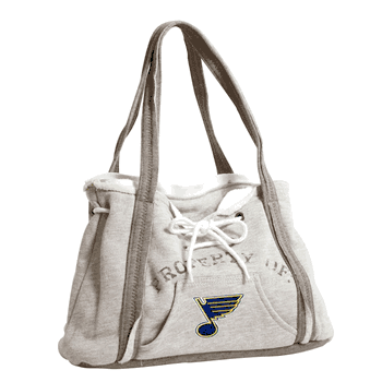 St. Louis Blues Hoodie Purse Grey