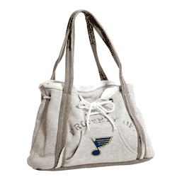 St. Louis Blues Hoodie Purse Grey