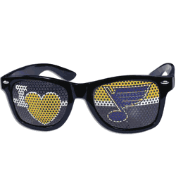 St. Louis Blues I Heart Game Day Shades