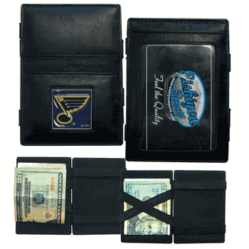 St. Louis Blues Leather Jacob's Ladder Wallet