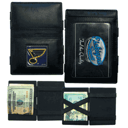 St. Louis Blues Leather Jacob's Ladder Wallet