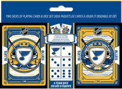 St. Louis Blues NHL 2-pack Playing Cards & Dice Set