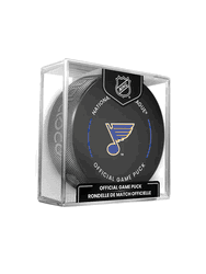 St. Louis Blues NHL Hockey Official Game Puck IN CUBE